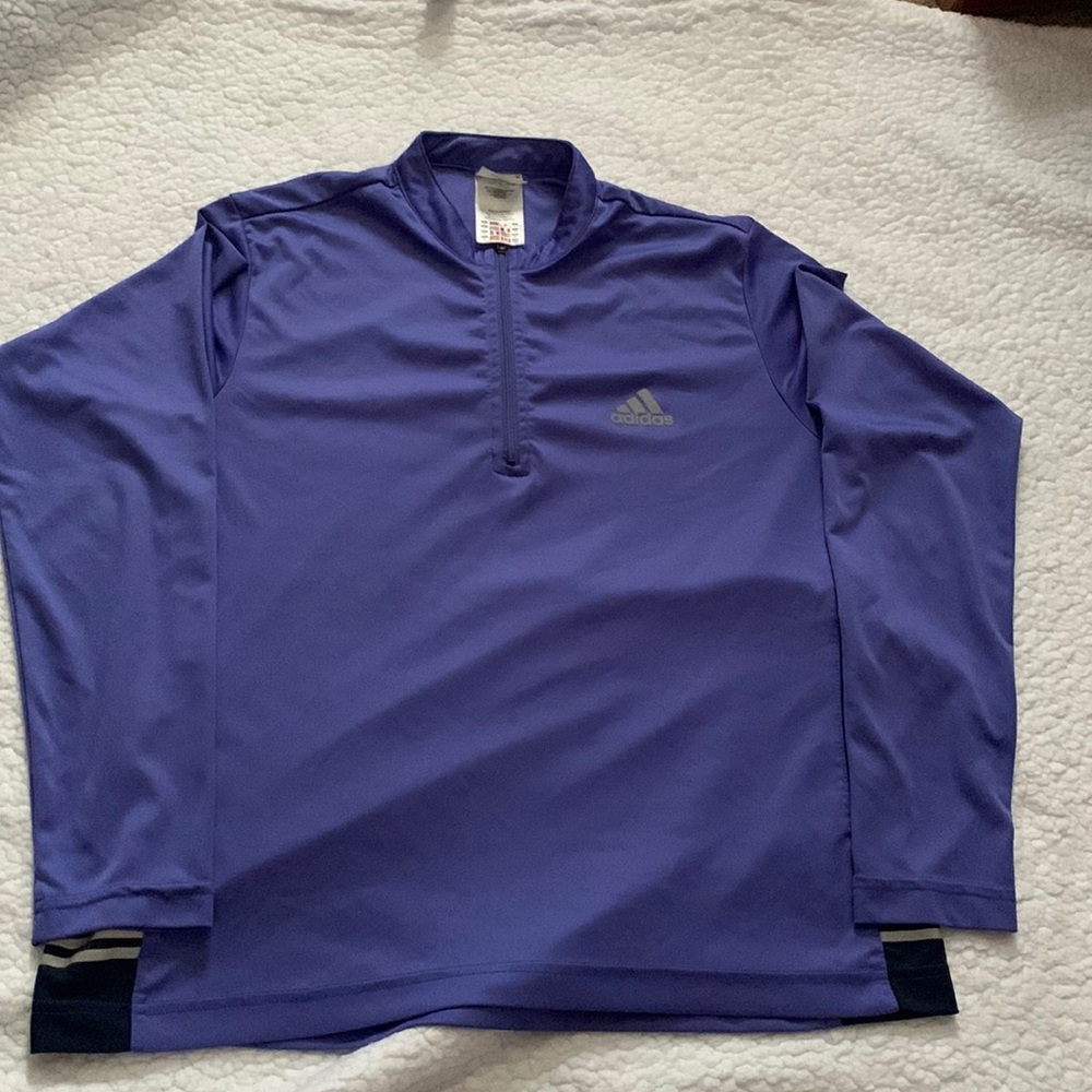 Adidas Women’s Purple Climalite Zip Up
